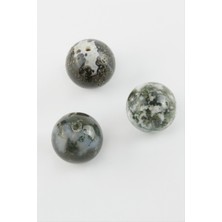 Ds-Derin Akik Doğaltaş Kolye Ucu 1,8 Cm-Yeşil