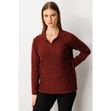 63381 Onteks Kazak Polo Yaka Incili