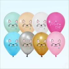 Miss Cat Balon, 30CM x 5 Adet