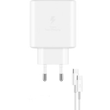  Samsung Galaxy S20 Ultra Ile Uyumlu Pd 45W Süper Hızlı Şarj Adaptörü + 1 Metre Type-C Kablo