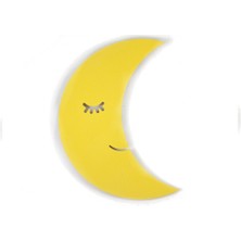 Sarı Ay Dede Gece Lambası, Huzurlu ve Sıcak Aydınlatma Için Ideal Seçenektir.