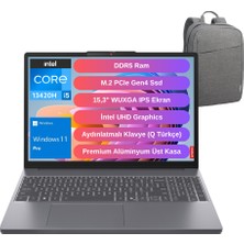 Lenovo Ideapad Slim 3 15IRH10 Intel Core I5-13420H 8gb 512GB SSD 15.3" Wuxga IPS Windows 11 Pro Dizüstü Bilgisayar - Lenovo Çanta WZ22