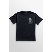 Unisex Lacivert T-Shirt God Save The Queen Sex Pistols Elizabeth Minimal Ön Baskılı Tişört