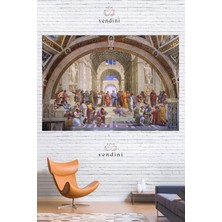 Vendini Atina Okulu Tablosu Duvar Örtüsü Duvar Halısı Wall Tapestry