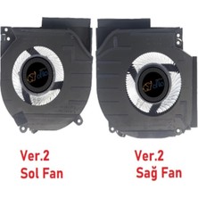 Hp Victus Gaming 16-R0065NT (W8B5Y3EA44) Notebook Fanı - Ver.2 - 12VOLT (Sağ Fan)