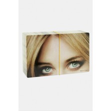 Ds-Derin Göz Kartı 100 Adet-Kahverengi