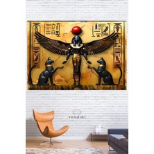 Mısır Mitolojisi Tanrıça Isis Duvar Örtüsü Duvar Halısı Wall Tapestry