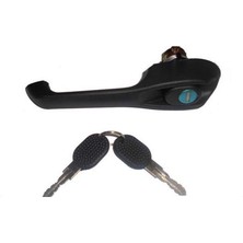 Ds-Derin Kapi Kolu Ön Sol Siyah Kilitli Tmpr-Tipo