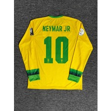 Neymar Jr 10 Brezilya 2010 Uzun Kol Nostalji Forması