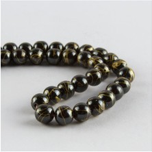 Ds-Derin Çizgili Hematit Taşı 8 Mm-Sarı