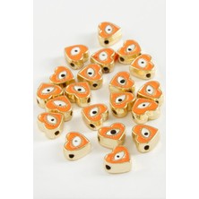 Ds-Derin Kalp Göz Mineli Bileklik ve Kolye Ucu Aparatı 1 Adet-Lacivert