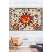 Kaliteli Kumaş , Canlı Renkler Duvar Örtüsü Duvar Halısı Wall Tapestry