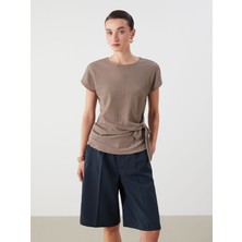 Lc Waikiki Yeni Sezon Bisiklet Yaka Dokulu Fiyonklu Bluz