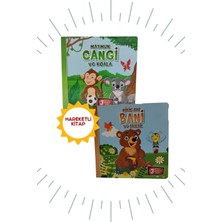 Hareketli Kitaplar-2 Li "maymun Cangi & Minik Ayı Bani'' 3 Boyutlu