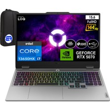 Loq 15IRX10 83JE00EWTREP6 I7-13650HX 24GB 2tb SSD RTX5070 115W 15.6'' Full Hd 144Hz WIN11 Pro + Elektropasaj Çanta