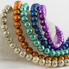 Ds-Derin 8 mm Kaplamalı Lav Taşı-Sarı-2