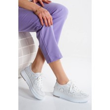 Kadın Hakiki Deri Desenli Comfort Ayakkabı 4056