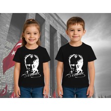 Unisex Ay Yıldızlı T-Shirt 19 Mayıs 29 Ekim 23 Nisan 10 Kasım Atatürk Çocuk Tişört