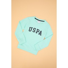 U.S. Polo Assn. Erkek Çocuk Yeşil Basic Bisiklet Yaka Sweatshirt 50313830-VR250