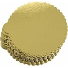 Gold Mendil Kalın Pasta Altlığı 26 cm 10 Adet