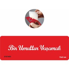 Bir Umuttur Yaşamak El Yazısı  Tattoo Geçici Dövme Şablonları Kına Kalıpları