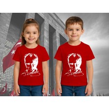 Unisex Ay Yıldızlı T-Shirt 19 Mayıs 29 Ekim 23 Nisan 10 Kasım Atatürk Çocuk Tişört