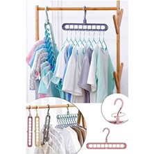 Veliday Çok Fonksiyonlu Sihirli Askı 1 Adet Plastik Malzeme İle Turuncu Renkli Kullanışlı Düzenleyici