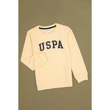 U.S. Polo Assn. Erkek Çocuk Beyaz Basic Bisiklet Yaka Sweatshirt 50313830-VR110