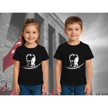 Unisex Ay Yıldızlı T-Shirt 19 Mayıs 29 Ekim 23 Nisan 10 Kasım Atatürk Çocuk Tişört