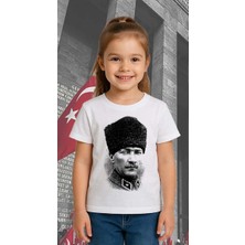 Unisex Ay Yıldızlı T-Shirt 19 Mayıs 29 Ekim 23 Nisan 10 Kasım Atatürk Çocuk Tişört