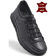 3216 Ortopedik Taban Günlük Hakiki Deri Erkek Ayakkabı Kauçuk Taban Casual Ayakkabı