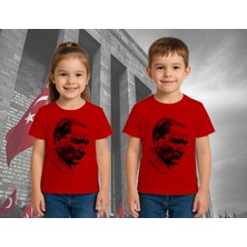Unisex Ay Yıldızlı T-Shirt 19 Mayıs 29 Ekim 23 Nisan 10 Kasım Atatürk Çocuk Tişört