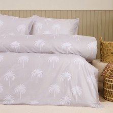 Soft Palmia Tek Kişilik Nevresim Takımı - Bej