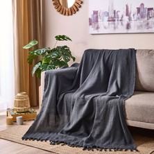 Soft Koltuk Şalı - Gri - 180X210 cm