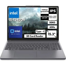 Lenovo Ideapad Slim 3 15IRH10 I5-13420H 24 GB 256 GB SSD UHD Graphics 15.3" Wuxga Freedos Notebook 83K1004ETRAT7