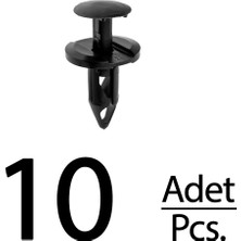 Alpha Auto Part Audi, Volkswagen, Ford, Renault Için Tampon Izgara Klips- 10 Adet