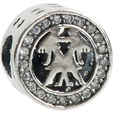 Akgünal 925 Ayar Gümüş Ikizler Burcu Charm