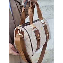Polo Kadın Kapitone Silindir Model El ve Omuz Çantası