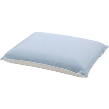 Kvarnven Ergonomik Yastık Mavi-Beyaz 42 x 54 cm Soğuk Tutan Ürün Yan/sırt Üstü Uyuyanlar Için