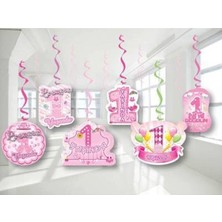 Store 6'lı Tavan Süs Pembe 1 Yaş
