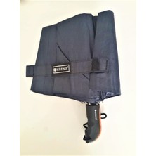 Otomatik 10 Telli 3 Kırmalı Siyah  Erkek Şemsiye