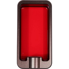 Premiumquality Kırmızı - Gunmetal Tekli Puro Küllüğü