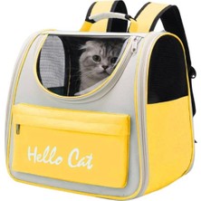 Kedi Taşıma Çantası Nefes Alabilir Evcil Hayvan Sırt Çantası