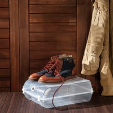 King Queen Bot Kutusu - Şeffaf