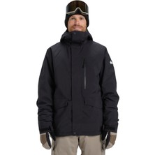 Quiksilver Mission Solid Erkek Siyah Snowboard Ceketi