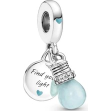 Akgünal 925 Ayar Gümüş Senin Işıltın Charm