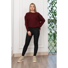 Yuvarlak Yaka Yumoş Triko Kazak 258181