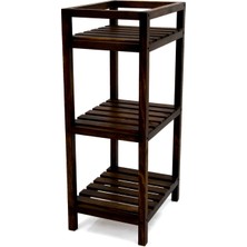 Ahşap Ayaklı Banyo Rafı