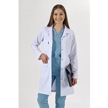 Bayan Beyaz Önlük Klasik Yaka ,alpaka Önlük, Doktor Önlük, Öğrenci Önlük, Öğretmen Önlük, Stajyer