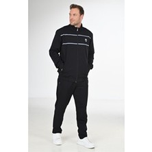 Marco Ferry Pamuklu Büyük Beden Erkek Eşofman Takımı 201514 Uzun Kol Lacivert Günlük Stil Rahat Kullanım